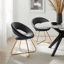 Load image into Gallery viewer, Nouvelle Performance Velvet Dining Chair Set of 2 by Modway