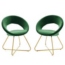 Load image into Gallery viewer, Nouvelle Performance Velvet Dining Chair Set of 2 by Modway
