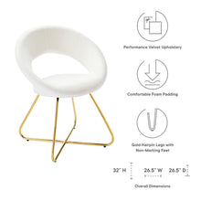 Load image into Gallery viewer, Nouvelle Performance Velvet Dining Chair Set of 2 by Modway