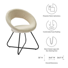 Load image into Gallery viewer, Nouvelle Upholstered Fabric Dining Chair Set of 2 by Modway