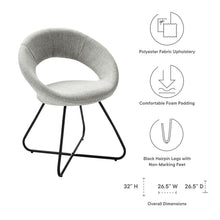 Load image into Gallery viewer, Nouvelle Upholstered Fabric Dining Chair Set of 2 by Modway