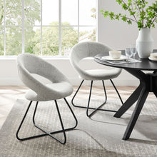 Load image into Gallery viewer, Nouvelle Upholstered Fabric Dining Chair Set of 2 by Modway