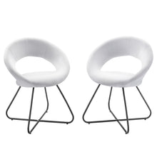 Load image into Gallery viewer, Nouvelle Upholstered Fabric Dining Chair Set of 2 by Modway
