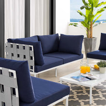 Load image into Gallery viewer, Harmony 4-Piece Sunbrella¨ Outdoor Patio Aluminum Seating Set by Modway
