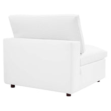 Load image into Gallery viewer, Commix Down Filled Overstuffed Vegan Leather Armless Chair by Modway