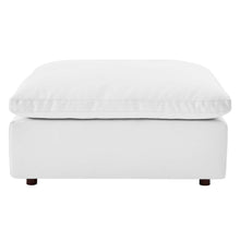 Load image into Gallery viewer, Commix Down Filled Overstuffed Vegan Leather Ottoman by Modway