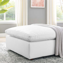 Load image into Gallery viewer, Commix Down Filled Overstuffed Vegan Leather Ottoman by Modway