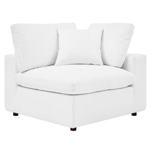 Load image into Gallery viewer, Commix Down Filled Overstuffed Vegan Leather Corner Chair by Modway