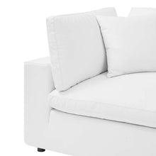 Load image into Gallery viewer, Commix Down Filled Overstuffed Vegan Leather Corner Chair by Modway