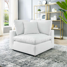 Load image into Gallery viewer, Commix Down Filled Overstuffed Vegan Leather Corner Chair by Modway