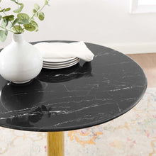 Load image into Gallery viewer, Verne 28" Artificial Marble Dining Table by Modway