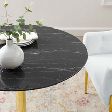 Load image into Gallery viewer, Verne 35" Artificial Marble Dining Table by Modway