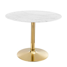 Load image into Gallery viewer, Verne 40" Artificial Marble Dining Table by Modway
