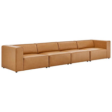 Load image into Gallery viewer, Mingle 4-Piece Vegan Leather Sectional Sofa by Modway