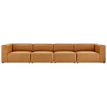 Load image into Gallery viewer, Mingle 4-Piece Vegan Leather Sectional Sofa by Modway