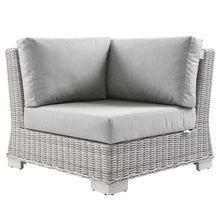 Load image into Gallery viewer, Conway Outdoor Patio Wicker Rattan Corner Chair by Modway