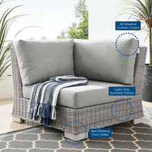 Load image into Gallery viewer, Conway Outdoor Patio Wicker Rattan Corner Chair by Modway