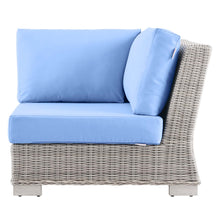 Load image into Gallery viewer, Conway Outdoor Patio Wicker Rattan Corner Chair by Modway