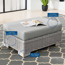 Load image into Gallery viewer, Conway Outdoor Patio Wicker Rattan Ottoman by Modway