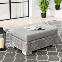 Load image into Gallery viewer, Conway Outdoor Patio Wicker Rattan Ottoman by Modway