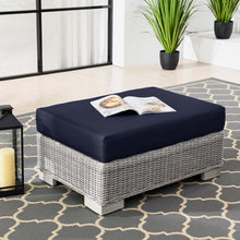 Load image into Gallery viewer, Conway Outdoor Patio Wicker Rattan Ottoman by Modway