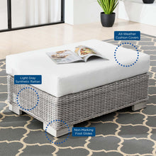Load image into Gallery viewer, Conway Outdoor Patio Wicker Rattan Ottoman by Modway