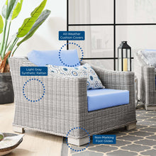 Load image into Gallery viewer, Conway Outdoor Patio Wicker Rattan Armchair by Modway