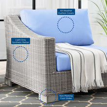 Load image into Gallery viewer, Conway Outdoor Patio Wicker Rattan Left-Arm Chair by Modway