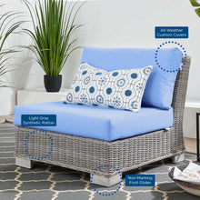 Load image into Gallery viewer, Conway Outdoor Patio Wicker Rattan Armless Chair by Modway
