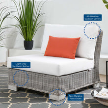 Load image into Gallery viewer, Conway Outdoor Patio Wicker Rattan Armless Chair by Modway