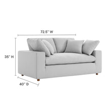 Load image into Gallery viewer, Commix Down Filled Overstuffed Loveseat by Modway