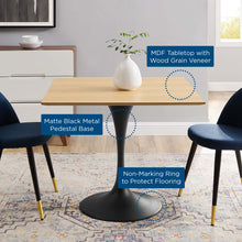 Load image into Gallery viewer, Lippa 36" Square Wood Dining Table by Modway