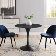 Load image into Gallery viewer, Lippa 36" Round Faux Marble Dining Table by Modway