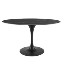 Load image into Gallery viewer, Lippa 54" Oval Faux Marble Dining Table by Modway