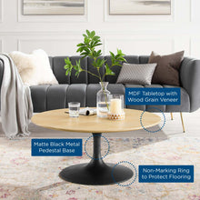 Load image into Gallery viewer, Lippa 36" Round Wood Coffee Table by Modway