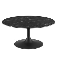 Load image into Gallery viewer, Lippa 36" Round Faux Marble Coffee Table by Modway