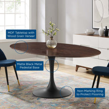 Load image into Gallery viewer, Lippa 78" Oval Wood Dining Table by Modway