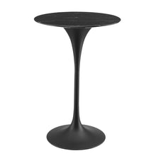 Load image into Gallery viewer, Lippa 28" Round Faux Marble Bar Table by Modway