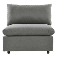 Load image into Gallery viewer, Commix Overstuffed Outdoor Patio Armless Chair by Modway