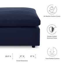 Load image into Gallery viewer, Commix Overstuffed Outdoor Patio Ottoman by Modway