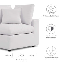 Load image into Gallery viewer, Commix Overstuffed Outdoor Patio Corner Chair by Modway