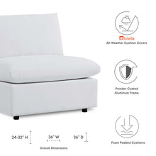 Load image into Gallery viewer, Commix Sunbrella¨ Outdoor Patio Armless Chair by Modway
