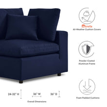 Load image into Gallery viewer, Commix Sunbrella¨ Outdoor Patio Corner Chair by Modway