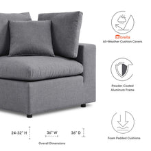 Load image into Gallery viewer, Commix Sunbrella¨ Outdoor Patio Corner Chair by Modway
