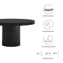 Load image into Gallery viewer, Gratify 60" Round Dining Table by Modway