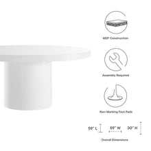 Load image into Gallery viewer, Gratify 60" Round Dining Table by Modway