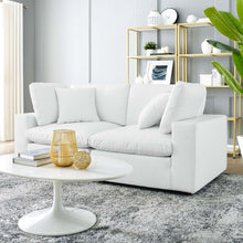 Load image into Gallery viewer, Commix Down Filled Overstuffed Vegan Leather Loveseat by Modway