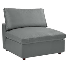 Load image into Gallery viewer, Commix Down Filled Overstuffed Vegan Leather 4-Seater Sofa by Modway