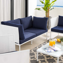 Load image into Gallery viewer, Harmony 5-Piece Sunbrella¨ Outdoor Patio Aluminum Furniture Set by Modway
