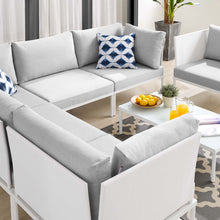 Load image into Gallery viewer, Harmony 7-Piece Sunbrella¨ Outdoor Patio Aluminum Sectional Sofa Set by Modway